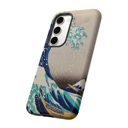 The Great Wave off Kanagawa by Katsushika Hokusai Phone Cases