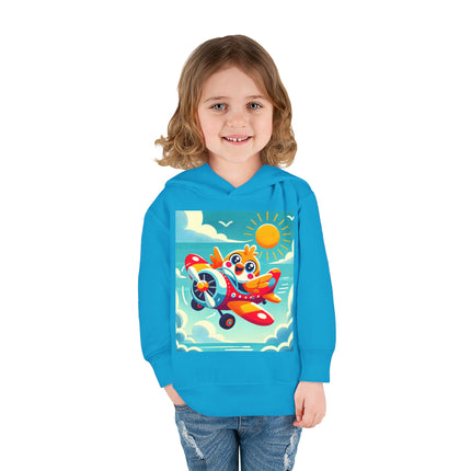 Joyful Bird Aviator Toddler Pullover Fleece Hoodie