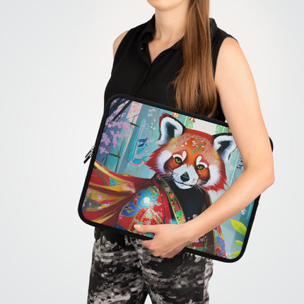 Cybernetic Red Panda Laptop Sleeve
