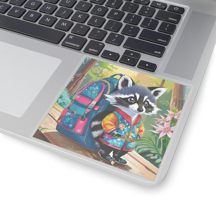 Baby Racoon Kiss-Cut Stickers (4 Sizes)
