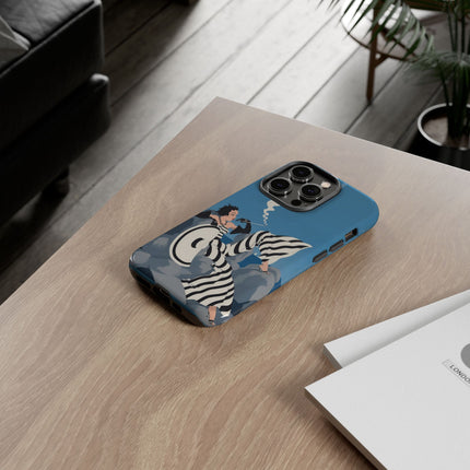Art Deco Smoker Phone Case – Glamorous Lounging & Timeless Allure