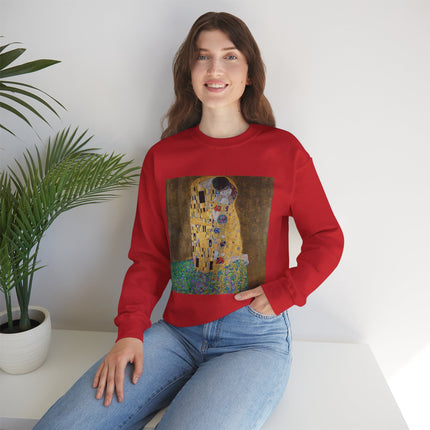 The Kiss by Gustav Klimt Heavy Blend™ Crewneck Sweatshirt