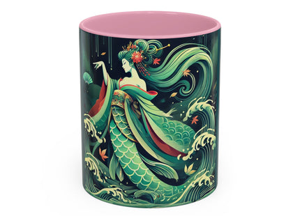 Mermaid Queen Rising from the Deep Colorful Mugs (11oz, 15oz)