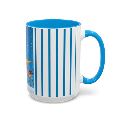 Snowfall & Couture Colorful Mugs (11oz, 15oz)