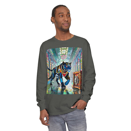 Cyber Panther's Hunt Long Sleeve T-Shirt