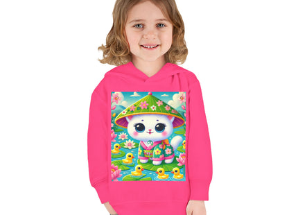 Lily Pond Stroll Toddler Pullover Fleece Hoodie