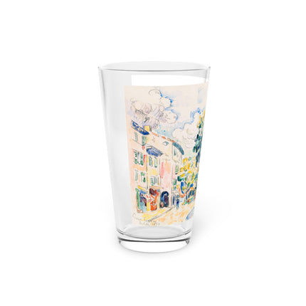Antibes by Paul Signac Pint Glass – Sunlit Tree & Mediterranean Glow