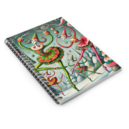 Christmas Ballet of the Absurd Spiral Notebook - Ruled Line