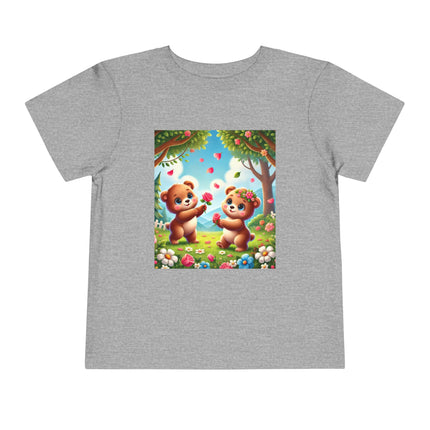 Teddy Bear Friendship Toddler Short Sleeve Tee
