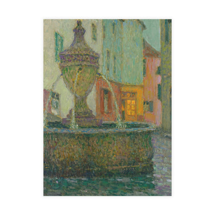 La Fontaine by Henri Le Sidaner Postcards (envelopes included) - Bundles of 10, 30, 50 Pieces