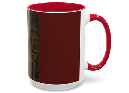 Raphael and his Muse in the Atelier by Vincenzo Abbati Colorful Mugs (11oz, 15oz)
