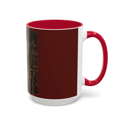 Raphael and his Muse in the Atelier by Vincenzo Abbati Colorful Mugs (11oz, 15oz)