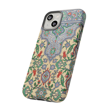 Arabic Art Pattern, Plate by Emile Prisse d’Avennes Phone Cases