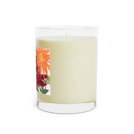Dahlia Flower by Tanigami Kônan Scented Candle - Full Glass, 11oz - The White Tea & Fig, The Lavender & Sage, and The Ocean Mist & Moss