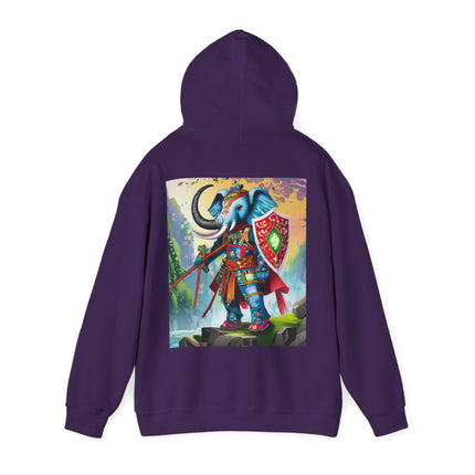 Cyberpunk Elephant – Heavy Blend™ Hooded Sweatshirt