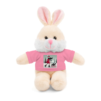 Red Sled & Curious Cats Stuffed Animals with Tee