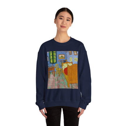 The Bedroom by Vincent van Gogh Heavy Blend™ Crewneck Sweatshirt