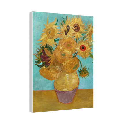 Vase with Twelve Sunflowers by Vincent Van Gogh Matte Canvas, Stretched, 0.75”