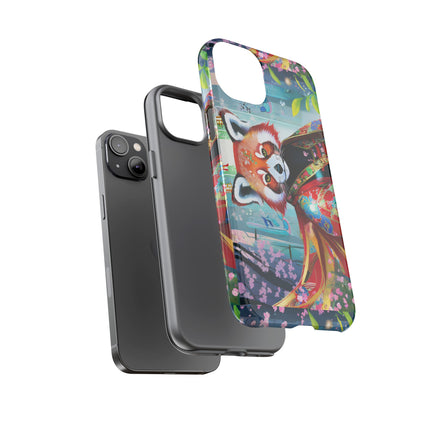 Cybernetic Red Panda Phone Cases