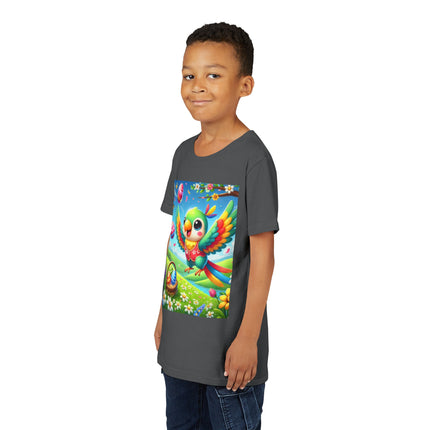 Easter Parrot Youth Short Sleeve Tee