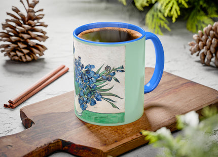 Irises by Vincent Van Gogh Colorful Mugs (11oz, 15oz)
