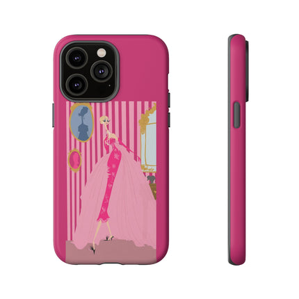 Lady in Pink Phone Case – Graceful Sophistication