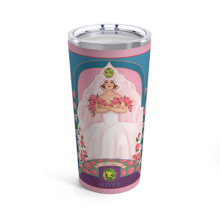 August & Peridot (from the Gem Series) by Sofia Chiostri Tumbler 20oz