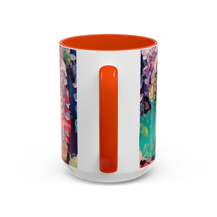 Golden Wisteria Symphony Colorful Mugs (11oz, 15oz)