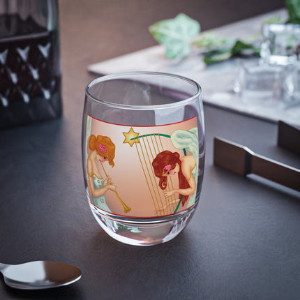Heavenly Angel Duet Whiskey Glass