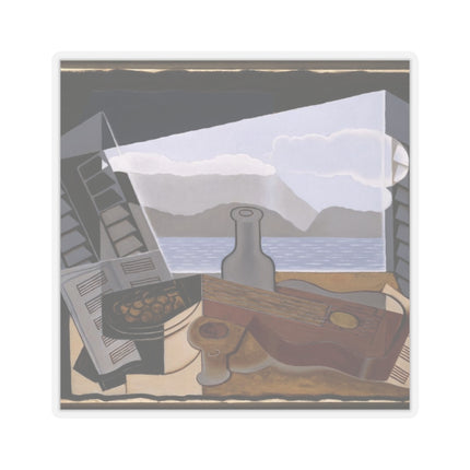 Open Window by Juan Gris Kiss-Cut Stickers (4 Sizes)