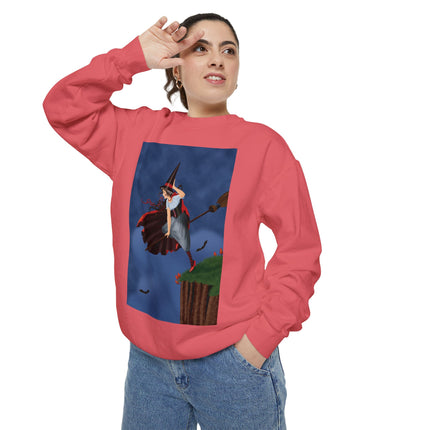 The Enchanted Witch Unisex Garment-Dyed Sweatshirt