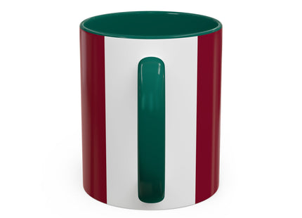 Elegant Holiday Woman with Gifts Colorful Mugs (11oz, 15oz)