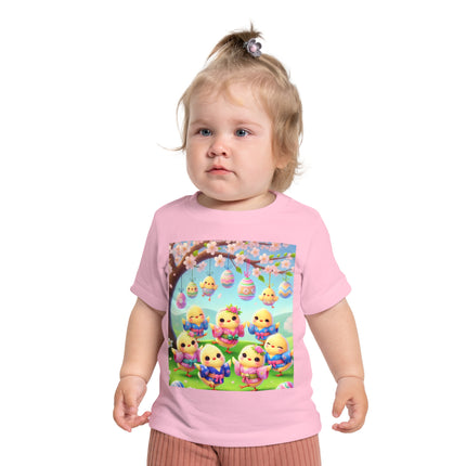 Easter Chicks and Springtime Wishes Baby T-Shirt