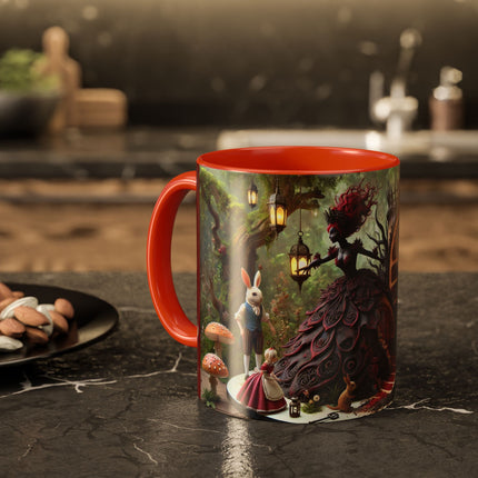 Malice in Wonderland – Gothic Halloween Colorful Mugs (11oz, 15oz)