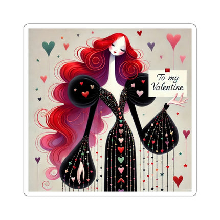 To My Valentine Kiss-Cut Stickers (4 Sizes)