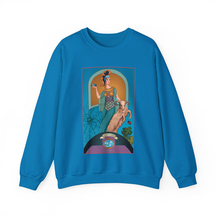 March & Aquamarine (Gem Series) by Sofia Chiostri Unisex Heavy Blend™ Crewneck Sweatshirt