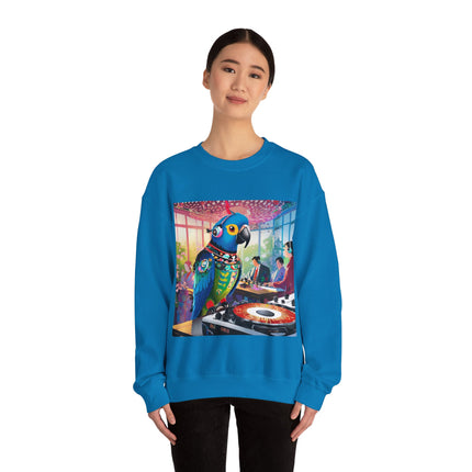 Parrot DJ Unisex Heavy Blend™ Crewneck Sweatshirt