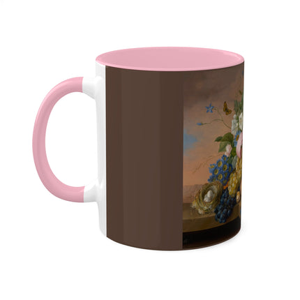 Floral Still Life by Franz Xaver Petter Colorful Mugs, 11oz