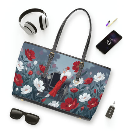 🚗🌺 The Lady Of The Grand Touring Car Shoulder Bag – Art Deco Motoring Elegance