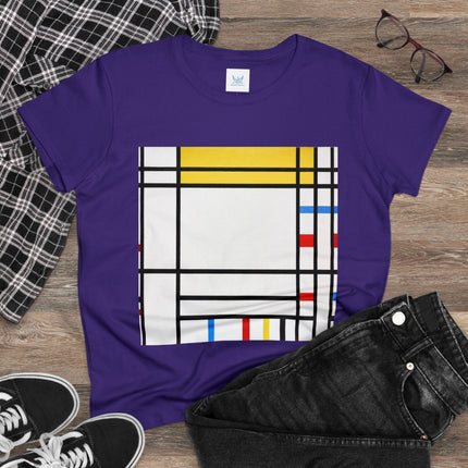 Place de la Concorde by Piet Mondrian Women's Midweight Cotton Tee