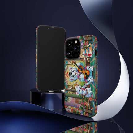 Melodies of the Snow Lion Cub Phone Cases