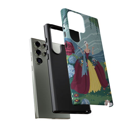 🌹🌿 The Willow Garden Promenade Phone Case – Art Deco Floral Elegance