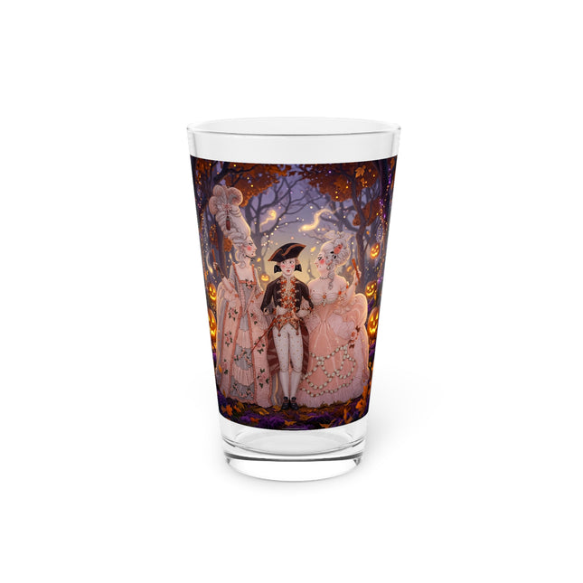🎃🌙 The Midnight Court Of Pumpkin Grove Glass, 16oz – Elegant Halloween Masquerade