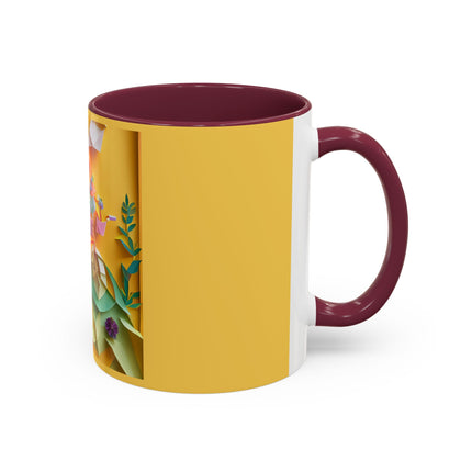 Origami Bicycle Colorful Mugs (11oz, 15oz)