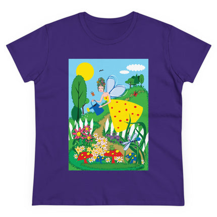Garden Magic Women's Midweight Cotton Tee