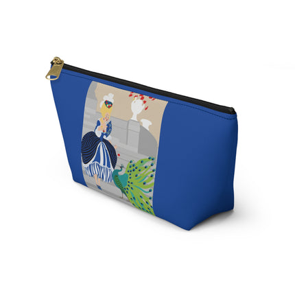 Peacock Courtesan Cosmetic Bag – Whimsical Elegance & Royal Splendor