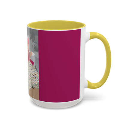The Red Bird Colorful Mugs – Gentle Storybook Charm & Elegant Whimsy