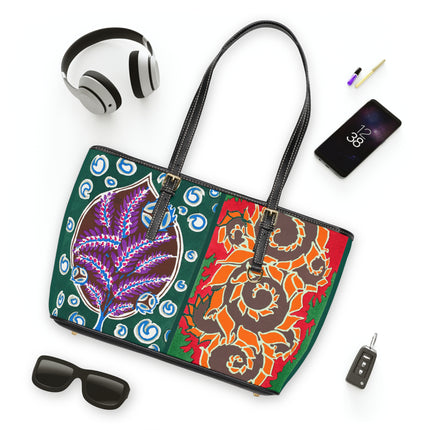Floral Design by Emile-Alain Séguy PU Leather Shoulder Bag