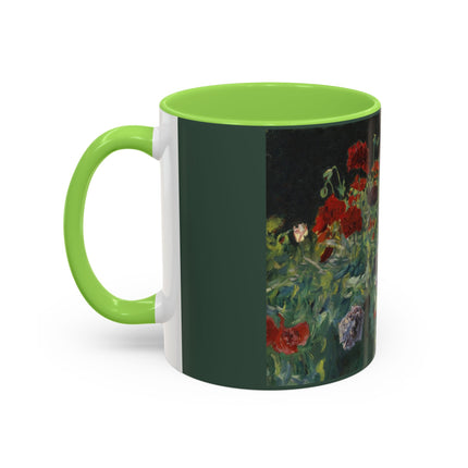 A Study of Poppies for Carnation, Lily, Lily, Rose by John Singer Sargent Colorful Mugs (11oz, 15oz)