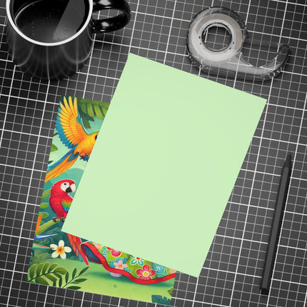 Parrot Dance of the Geisha Kitten Postcard Bundles (envelopes included) - Bundles of 10, 30, 50 Pieces